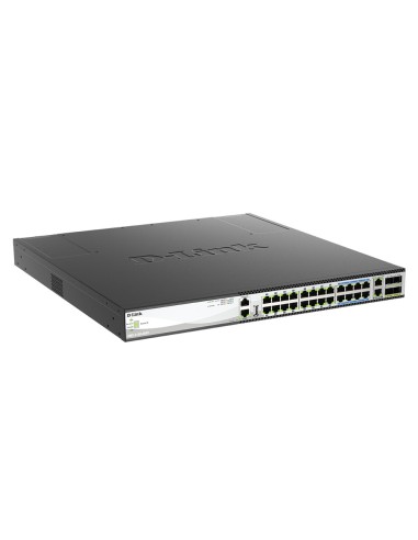D-Link DMS-3130-30PS Gestionado L3 10G Ethernet (100 1000 10000) Energía sobre Ethernet (PoE) Negro