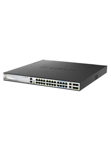 D-Link DMS-3130-30PS Gestionado L3 10G Ethernet (100 1000 10000) Energía sobre Ethernet (PoE) Negro