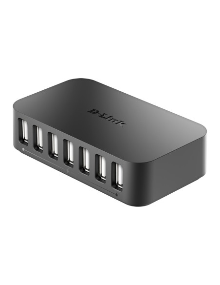 D-Link DUB-H7 USB 2.0 Type-B 480 Mbit s Negro