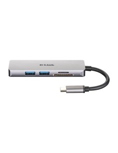 D-Link DUB-M530 base para portátil y replicador de puertos Alámbrico USB 3.2 Gen 1 (3.1 Gen 1) Type-C Aluminio 2