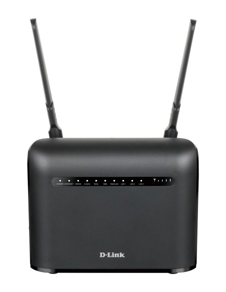D-Link AC1200 router inalámbrico Gigabit Ethernet Doble banda (2,4 GHz   5 GHz) 4G Negro