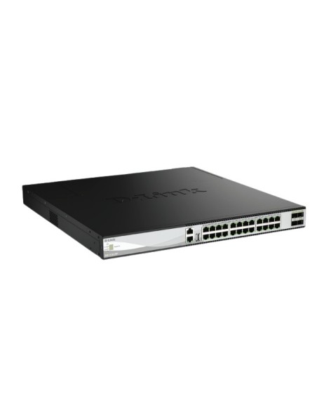 D-Link DXS-3130-28P switch Gestionado L3 10G Ethernet (100 1000 10000) Energía sobre Ethernet (PoE) Negro