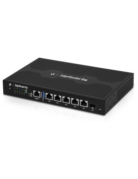 Ubiquiti EdgeRouter 6P router Gigabit Ethernet Negro