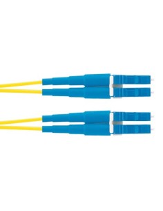 Panduit 5m OS2 LC Duplex Cable de fibra óptica e InfiniBand Amarillo