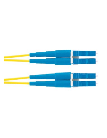 Panduit 10m OS2 LC Duplex Cable de fibra óptica e InfiniBand Amarillo