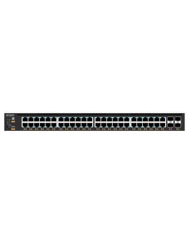 NETGEAR M4350-48G4XF Gestionado L3 Gigabit Ethernet (10 100 1000) Energía sobre Ethernet (PoE) 1U Negro