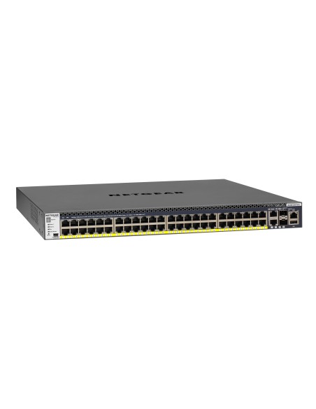 NETGEAR M4300-52G-PoE+ 550W PSU Gestionado L2 L3 L4 Gigabit Ethernet (10 100 1000) Energía sobre Ethernet (PoE) 1U Negro