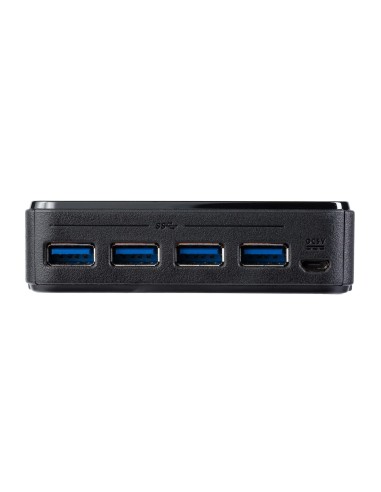 StarTech.com Switch Conmutador USB 3.0 (5Gbps) 4x4 para Compartir Dispositivos Periféricos
