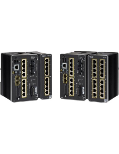 Cisco Catalyst IE3300 Gestionado L2 Gigabit Ethernet (10 100 1000) Energía sobre Ethernet (PoE) Negro