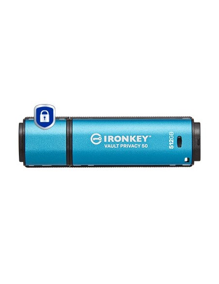 Kingston Technology IronKey 512GB Vault Privacy 50 cifrado AES-256, FIPS 197