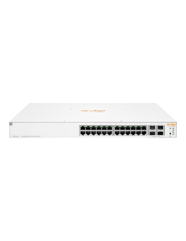 HPE Aruba Networking Instant On 1930 24G Class4 PoE 4SFP SFP+ 370W Gestionado L2+ Gigabit Ethernet (10 100 1000) Energía sobre