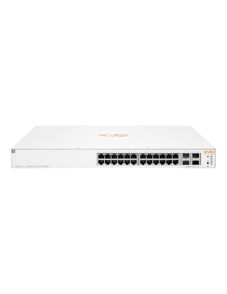 HPE Aruba Networking Instant On 1930 24G Class4 PoE 4SFP SFP+ 370W Gestionado L2+ Gigabit Ethernet (10 100 1000) Energía sobre