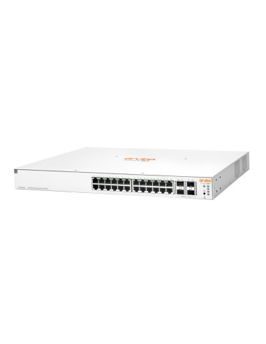 HPE Aruba Networking Instant On 1930 24G Class4 PoE 4SFP SFP+ 370W Gestionado L2+ Gigabit Ethernet (10 100 1000) Energía sobre