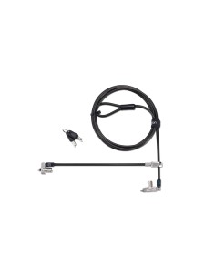 Kensington Candado fino con llave N17 2.0 de doble cabezal para portátiles con ranura tipo "wedge"