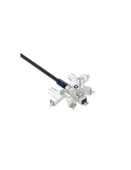 Kensington Candado fino con llave N17 2.0 de doble cabezal para portátiles con ranura tipo "wedge"