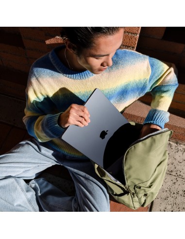 Apple MacBook Air Apple M M3 Portátil 38,9 cm (15.3") 16 GB 256 GB SSD Wi-Fi 6E (802.11ax) macOS Sequoia Gris