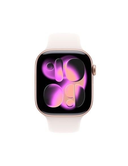 Apple Watch Series 11 OLED 46 mm Digital 416 x 496 Pixeles Pantalla táctil 5G Oro rosa Wifi GPS (satélite)