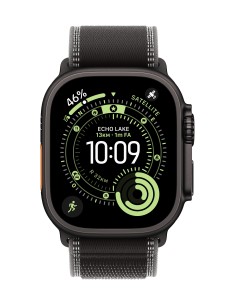 Apple MG9U4ZM A Accesorios para dispositivos vestibles inteligentes Grupo de rock Negro Titanio, Poliéster, Spandex, Nylon