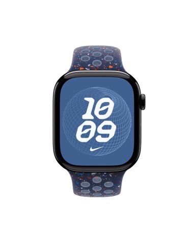 Apple MGC94ZM A?ES Accesorios para dispositivos vestibles inteligentes Grupo de rock Azul Aluminio, Fluoroelastómero