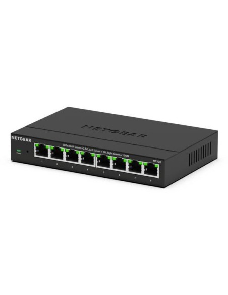 NETGEAR MS308 No administrado 2.5G Ethernet (100 1000 2500) Negro