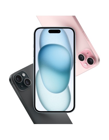 Apple iPhone 15 15,5 cm (6.1") SIM doble iOS 17 5G USB Tipo C 128 GB Rosa