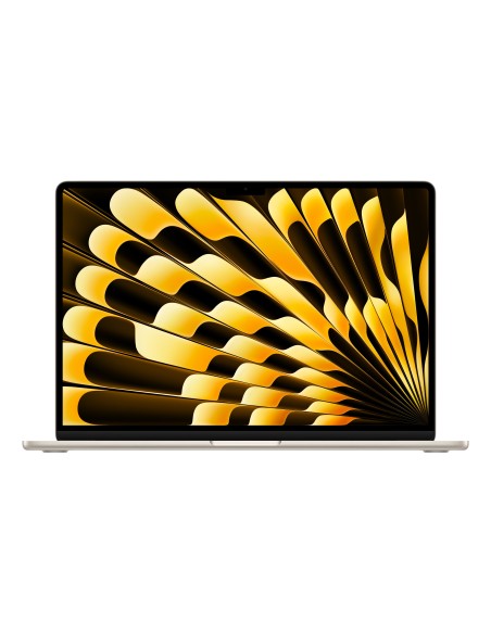 Apple MacBook Air Apple M M4 Portátil 38,9 cm (15.3") 16 GB 256 GB SSD Wi-Fi 6E (802.11ax) macOS Sequoia Beige