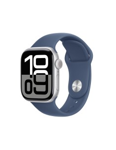 Apple Watch Series 10 OLED 42 mm Digital 374 x 446 Pixeles Pantalla táctil Plata Wifi GPS (satélite)