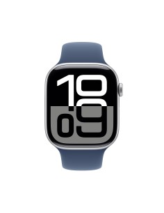 Apple Watch Series 10 OLED 46 mm Digital 416 x 496 Pixeles Pantalla táctil 4G Plata Wifi GPS (satélite) 2