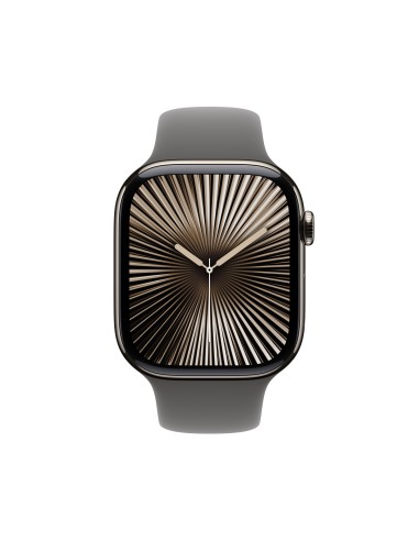 Apple Watch Series 10 OLED 46 mm Digital 416 x 496 Pixeles Pantalla táctil 4G Titanio Wifi GPS (satélite)