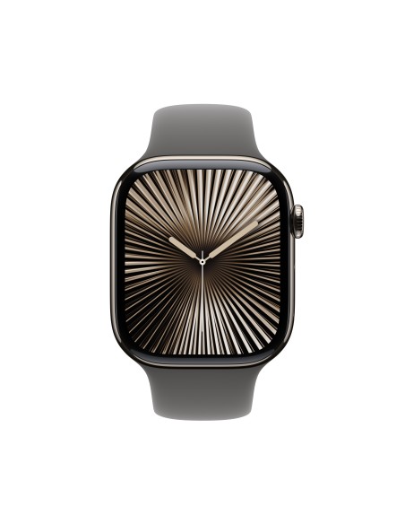 Apple Watch Series 10 OLED 46 mm Digital 416 x 496 Pixeles Pantalla táctil 4G Titanio Wifi GPS (satélite)