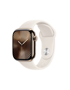 Apple Watch Series 10 OLED 42 mm Digital 374 x 446 Pixeles Pantalla táctil 4G Oro Wifi GPS (satélite)