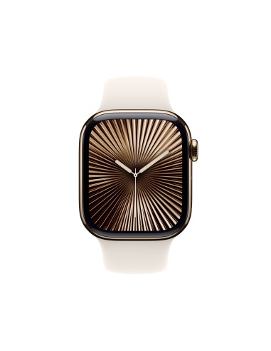 Apple Watch Series 10 OLED 42 mm Digital 374 x 446 Pixeles Pantalla táctil 4G Oro Wifi GPS (satélite)