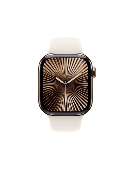 Apple Watch Series 10 OLED 42 mm Digital 374 x 446 Pixeles Pantalla táctil 4G Oro Wifi GPS (satélite)