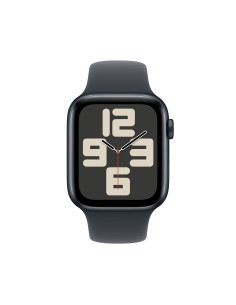 Apple Watch SE OLED 44 mm Digital 368 x 448 Pixeles Pantalla táctil Negro Wifi GPS (satélite) 2