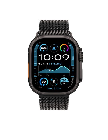 Apple MXKH3ZM A Accesorios para dispositivos vestibles inteligentes Grupo de rock Negro Titanio