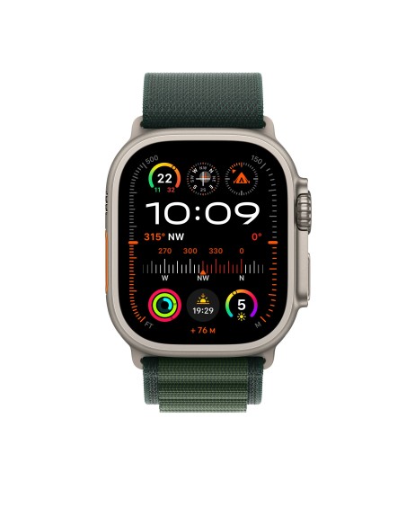 Apple MXMU3ZM A Accesorios para dispositivos vestibles inteligentes Grupo de rock Verde Poliéster, Spandex, Titanio