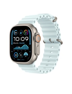 Apple MXTF3ZM A?ES Accesorios para dispositivos vestibles inteligentes Grupo de rock Azul Fluoroelastómero, Titanio 2