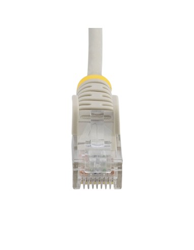 StarTech.com Cable Cat6 de 50cm - Delgado - con Conectores RJ45 sin Enganches - Gris