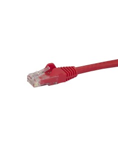 StarTech.com Cable de Red de 0,5m Rojo Cat6 UTP Ethernet Gigabit RJ45 sin Enganches 2