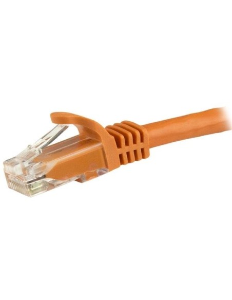 StarTech.com Cable de Red Ethernet Cat6 Sin Enganche de 5m Naranja - Cable Patch Snagless RJ45 UTP