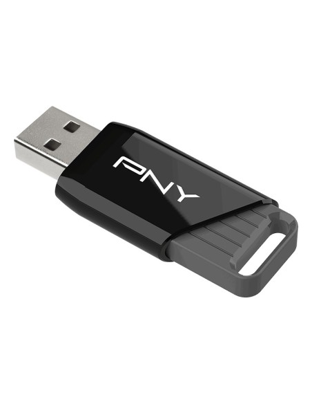PNY Attaché X unidad flash USB 64 GB USB tipo A 3.2 Gen 1 (3.1 Gen 1) Negro