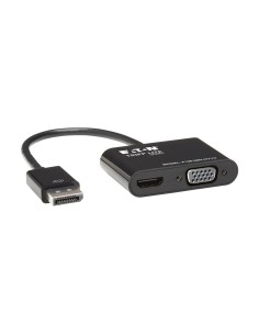 Tripp Lite P136-06N-HV-V2 Adaptador Convertidor Todo en Uno DisplayPort a VGA HDMI, DP ver 1.2, 4K 30 Hz HDMI