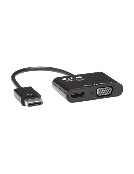 Tripp Lite P136-06N-HV-V2 Adaptador Convertidor Todo en Uno DisplayPort a VGA HDMI, DP ver 1.2, 4K 30 Hz HDMI