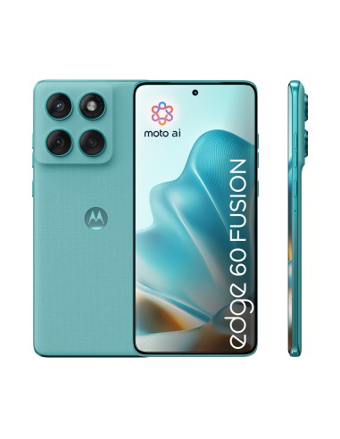 Motorola edge 60 fusion 16,9 cm (6.67") SIM doble Android 15 5G USB Tipo C 8 GB 256 GB 5200 mAh Turquesa