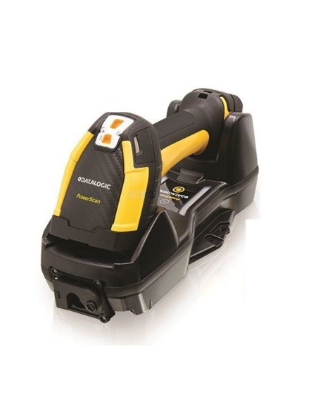 Datalogic PM9600-SR433RBK20 lector de código de barras Lector de códigos de barras portátil 1D 2D Laser Negro, Amarillo