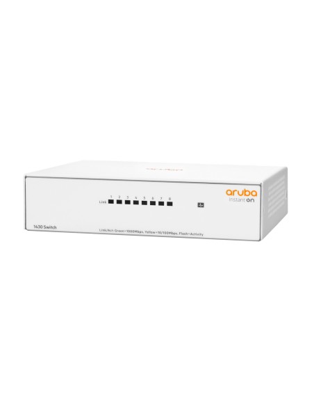 HPE Aruba Networking Aruba Instant On 1430 8G No administrado L2 Gigabit Ethernet (10 100 1000) Blanco
