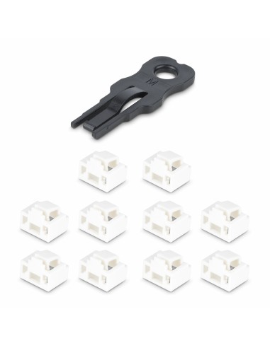 StarTech.com Candados Bloqueadores de Puerto RJ45 - Guardapolvos Reutilizables para Puertos RJ45 de Red Ethernet - Paquete de