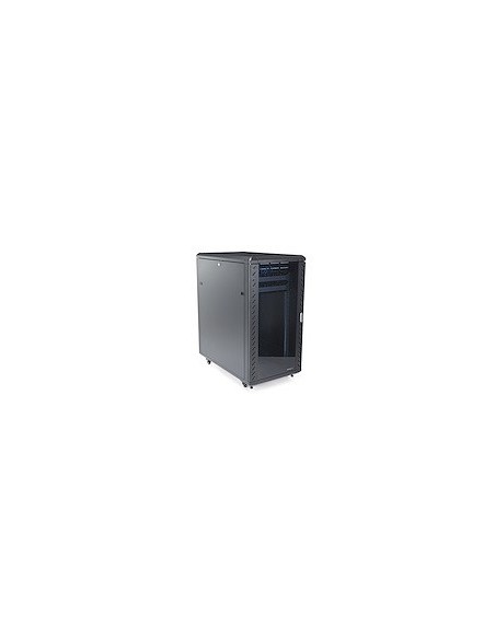 StarTech.com Armario Rack para Servidores 22U 19" 4 Columnas - Rack de Servidores con Cerradura y Seguro - Rack con Ruedas y