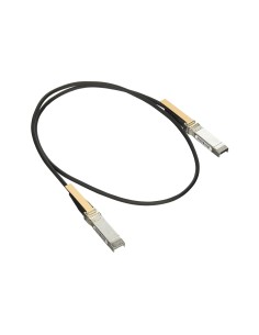 Cisco 10GBASE-CU SFP+ Cable 1 Meter Cable de fibra óptica e InfiniBand 1 m SFP+ Negro