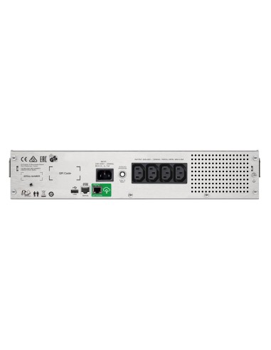 APC SMC1500I-2UC sistema de alimentación ininterrumpida (UPS) Línea interactiva 1,5 kVA 900 W 4 salidas AC